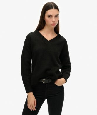 Pull oversize à col en V