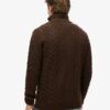 Pull Vintage Jacob à demi-zip en maille torsadée Pull Vintage Jacob à demi-zip en maille torsadée