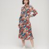 Robe chemise midi imprimée Robe chemise midi imprimée