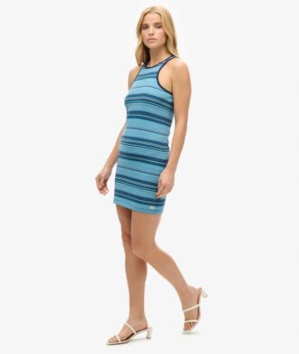 Robe de course à rayures Vintage