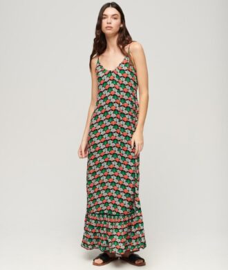 Robe de plage longue à bretelles