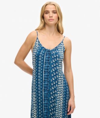 Robe de plage longue à bretelles