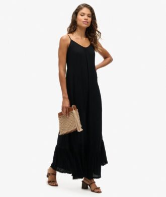 Robe de plage longue à bretelles