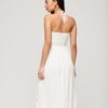 Robe de plage mi-longue smockée Robe de plage mi-longue smockée