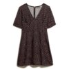 Robe de shorts à manches courtes imprimée Robe de shorts à manches courtes imprimée