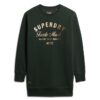 Robe en jersey avec logo métallisé de luxe Robe en jersey avec logo métallisé de luxe