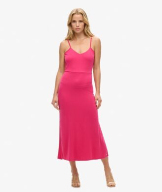 Robe en jersey à dos nu
