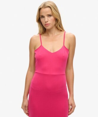 Robe en jersey à dos nu