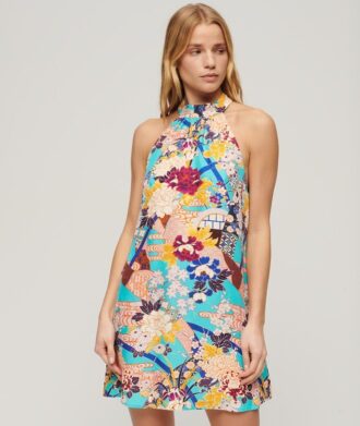 Robe imprimée sans manches