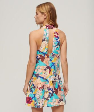 Robe imprimée sans manches