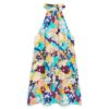 Robe imprimée sans manches Robe imprimée sans manches
