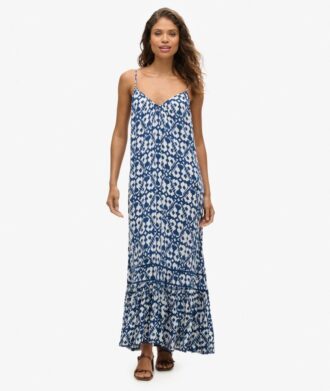 Robe longue à bretelles