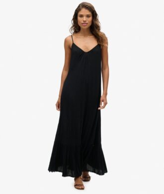 Robe longue à bretelles