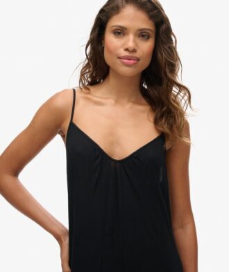 Robe longue à bretelles