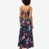 Robe longue à bretelles smockée Robe longue à bretelles smockée