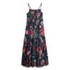 Robe longue à bretelles smockée Robe longue à bretelles smockée
