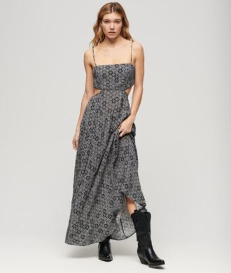 Robe longue dos nu