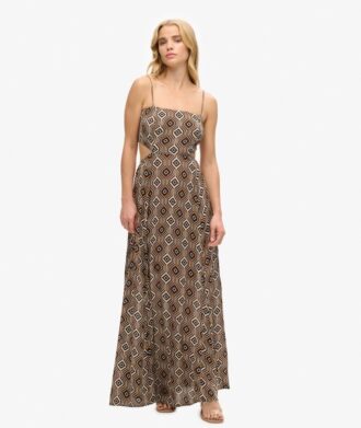 Robe longue dos nu