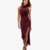 Robe longue en velours Robe longue en velours