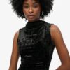 Robe longue en velours Robe longue en velours