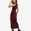 Robe longue en velours Robe longue en velours