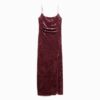 Robe longue en velours Diamonte Robe longue en velours Diamonte