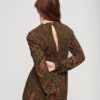 Robe longue imprimée à smocks Robe longue imprimée à smocks