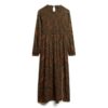 Robe longue imprimée à smocks Robe longue imprimée à smocks