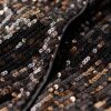 Robe longue portefeuille à paillettes Robe longue portefeuille à paillettes