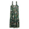 Robe longue à volants tissée Robe longue à volants tissée