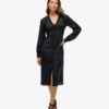 Robe midi à bordures en dentelle Robe midi à bordures en dentelle