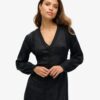 Robe midi à bordures en dentelle Robe midi à bordures en dentelle