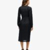 Robe midi à bordures en dentelle Robe midi à bordures en dentelle