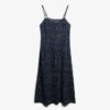 Robe midi à bretelles imprimée et boutonnée Robe midi à bretelles imprimée et boutonnée