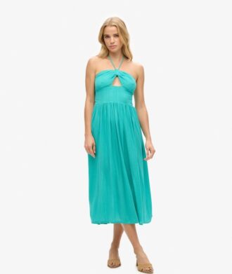 Robe midi à découpes