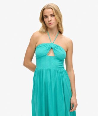 Robe midi à découpes
