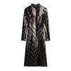 Robe midi à dos nu à motif chevrons Robe midi à dos nu à motif chevrons