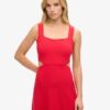 Robe midi en jersey à découpes Robe midi en jersey à découpes
