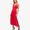 Robe midi en jersey à découpes Robe midi en jersey à découpes
