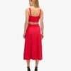 Robe midi en jersey à découpes Robe midi en jersey à découpes