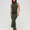 Robe midi en jersey froncé Robe midi en jersey froncé