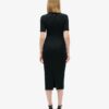 Robe midi en jersey à manches courtes Robe midi en jersey à manches courtes