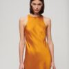Robe midi en satin Robe midi en satin
