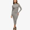 Robe midi moulante dos nu Robe midi moulante dos nu