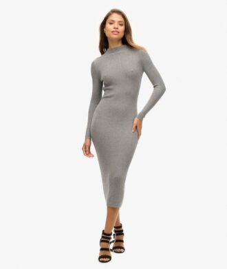 Robe midi moulante dos nu