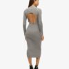 Robe midi moulante dos nu Robe midi moulante dos nu