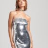 Robe moulante bandeau à paillettes Robe moulante bandeau à paillettes
