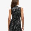 Robe sans manches à paillettes et coupe trapèze Robe sans manches à paillettes et coupe trapèze