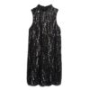 Robe sans manches à paillettes et coupe trapèze Robe sans manches à paillettes et coupe trapèze