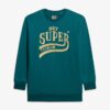 Robe sweat avec logo métallisé de luxe Robe sweat avec logo métallisé de luxe